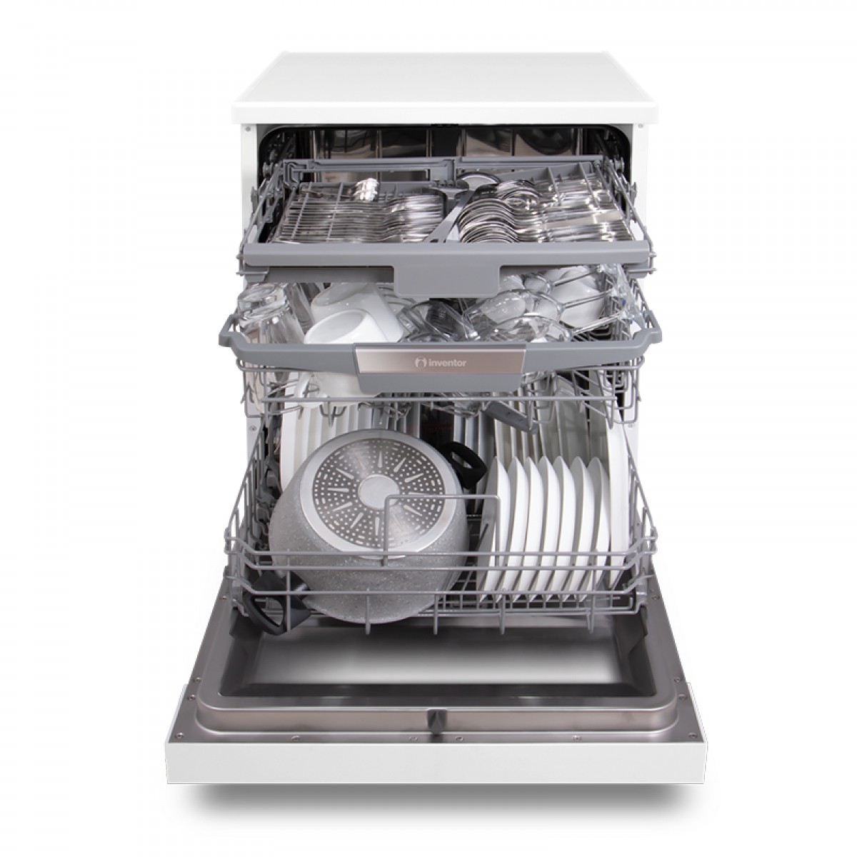 Πλυντήριο Πιάτων Inventor CLP-60147W Ελεύθερο 60cm Λευκό  Οικιακές Συσκευές