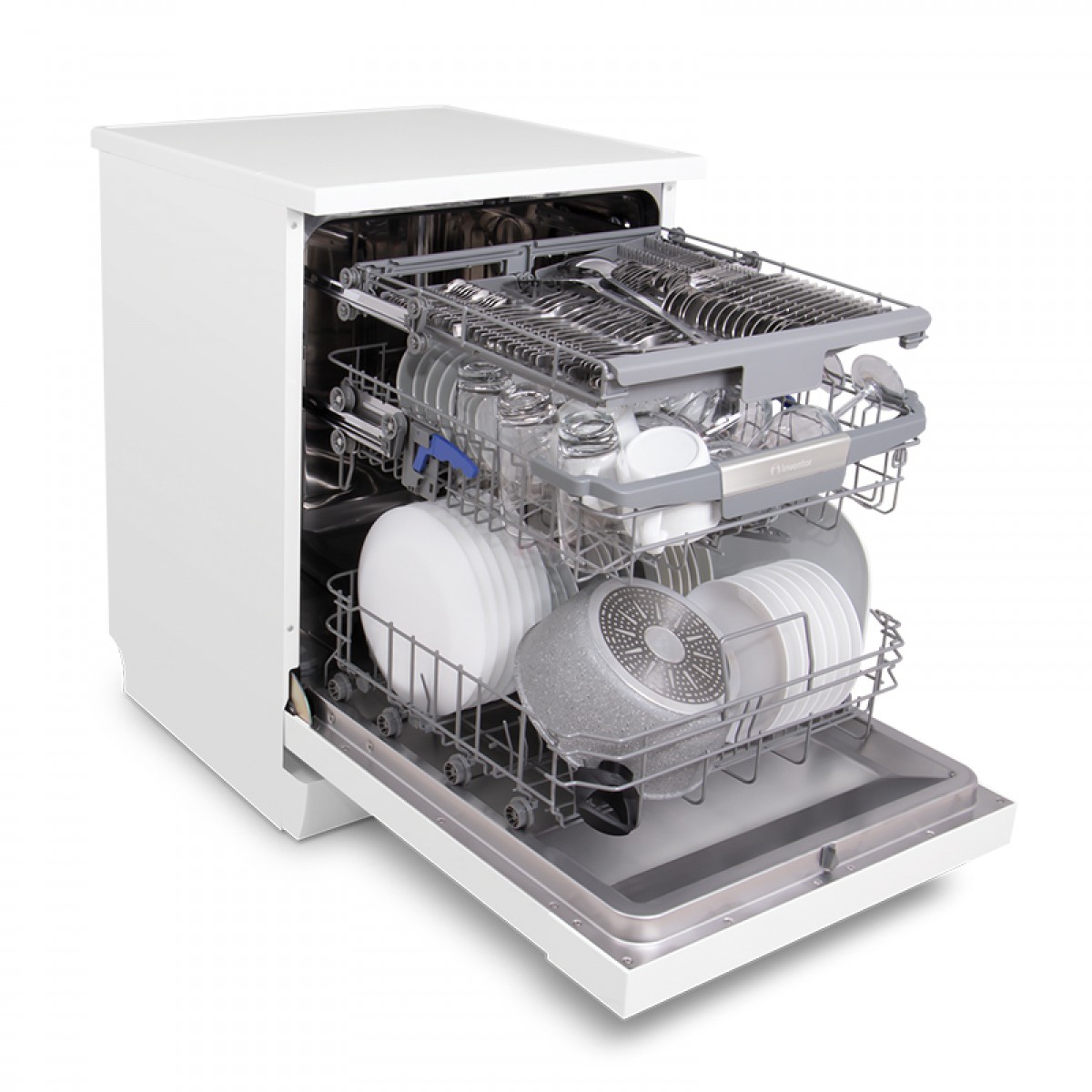 Πλυντήριο Πιάτων Inventor CLP-60147W Ελεύθερο 60cm Λευκό  Οικιακές Συσκευές