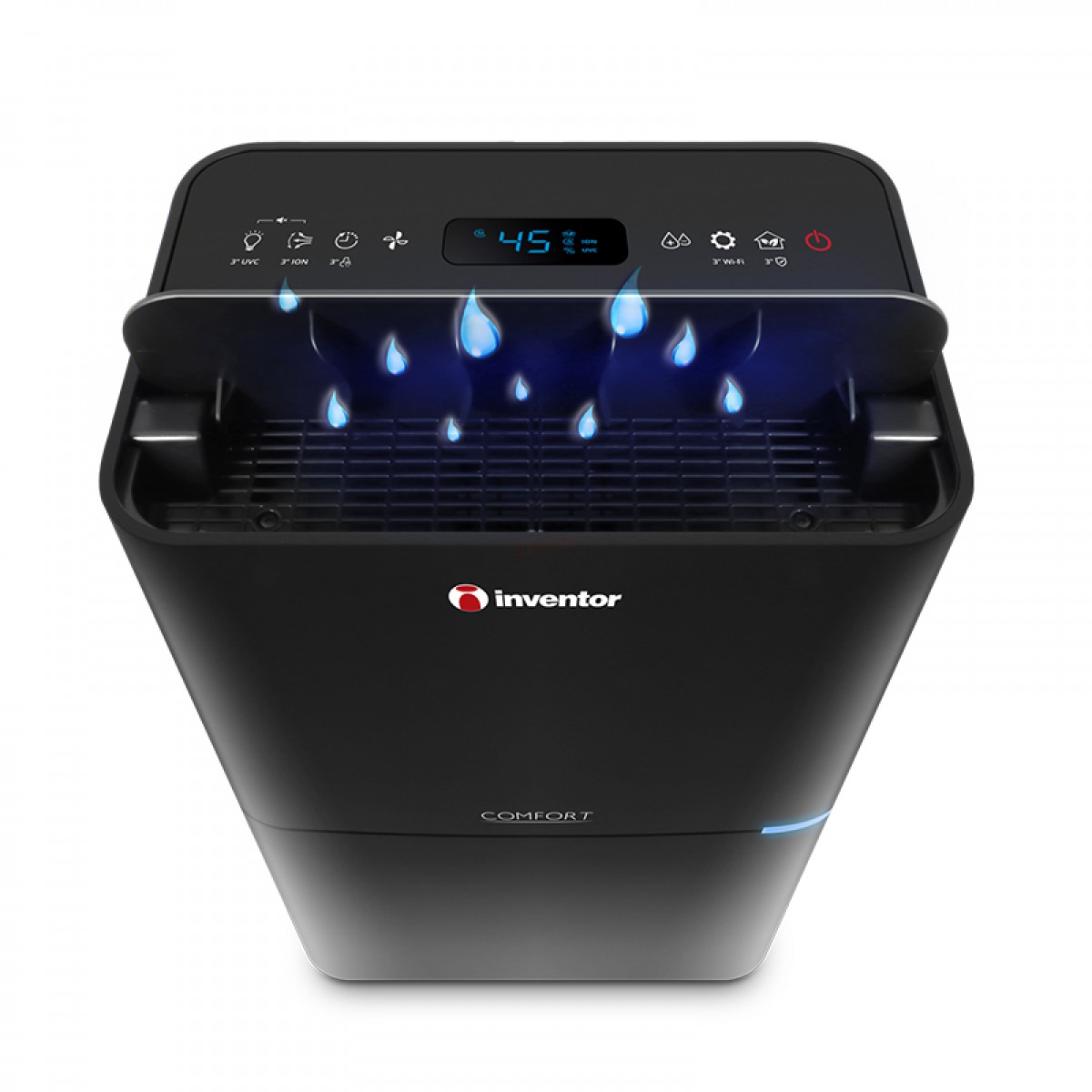 Αφυγραντήρας Inventor Comfort CF-WUHIB-16L 16lt/24h Μαύρος 