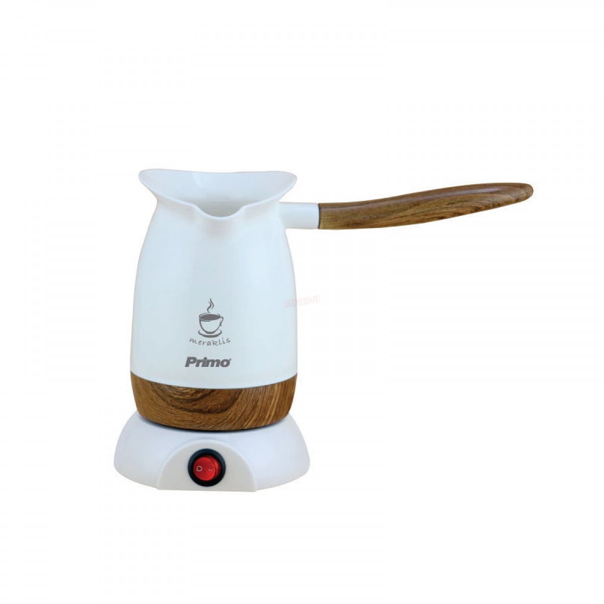 Μπρίκι Καφέ Ηλεκτρικό Primo PRCP-40380 800W Λευκό / Wooden  Μικροσυσκευές