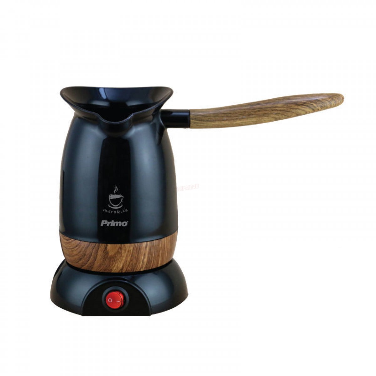 Μπρίκι Καφέ Ηλεκτρικό Primo PRCP-40381 800W Μαύρο/ Wooden  Μικροσυσκευές
