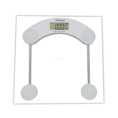 Ζυγαριά Σώματος PRBS-40455 Primo 180Kg Γυάλινη Γκρι