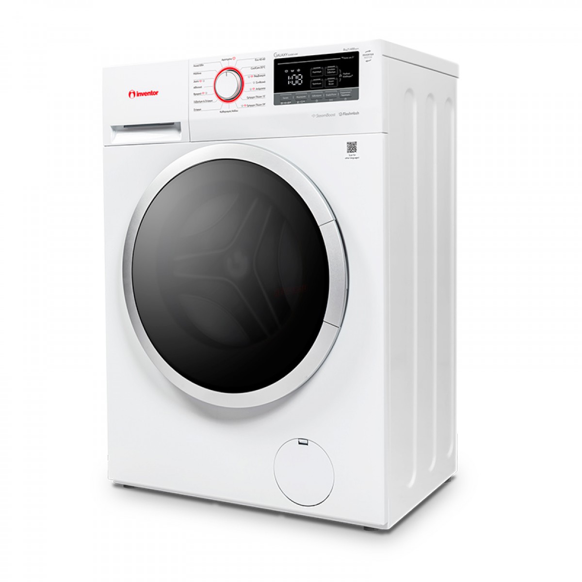 Πλυντήριο Ρούχων Inventor GA0814W 8kg Λευκό  Οικιακές Συσκευές