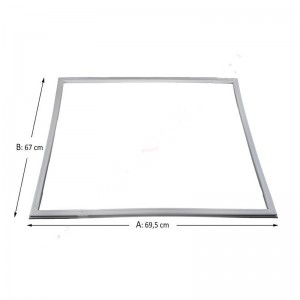 Λάστιχο Πόρτας Κατάψυξης Ψυγείου Bosch - Siemens - Pitsos 00688473 Original Ανταλλακτικά Ηλεκτρικών Συσκευών