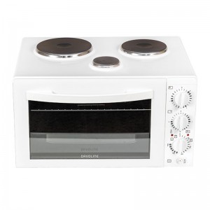Ηλεκτρικό Φουρνάκι Davoline Star 4508 WH με 3 Εστίες Λευκό Οικιακές Συσκευές