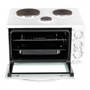 Ηλεκτρικό Φουρνάκι Davoline Star 4508 WH με 3 Εστίες Λευκό Οικιακές Συσκευές