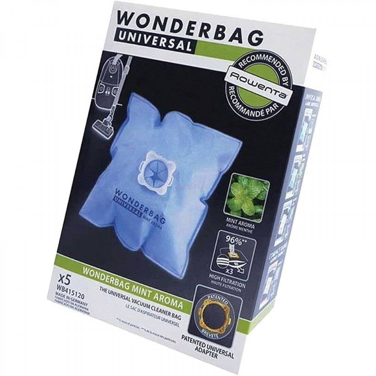 Σακούλα Σκούπας Rowenta Wonderbag Mint Aroma WB415120 Original Ανταλλακτικά ηλεκτρικών συσκευών