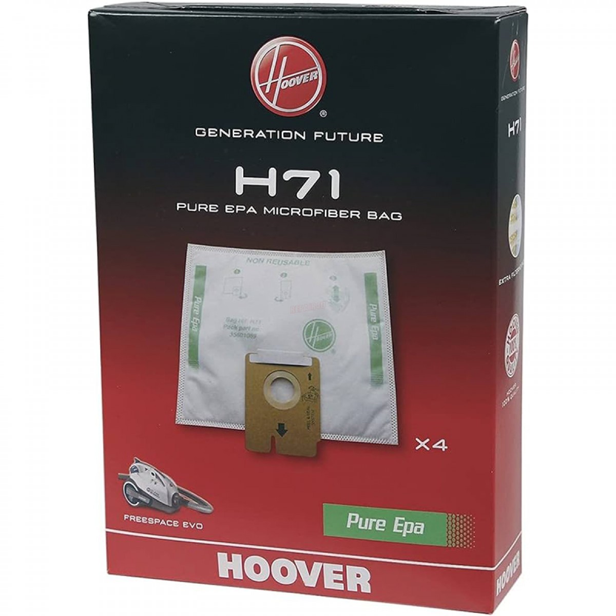 Σακούλα Σκούπας Hoover Pure Hepevo H71 Original Ανταλλακτικά ηλεκτρικών συσκευών