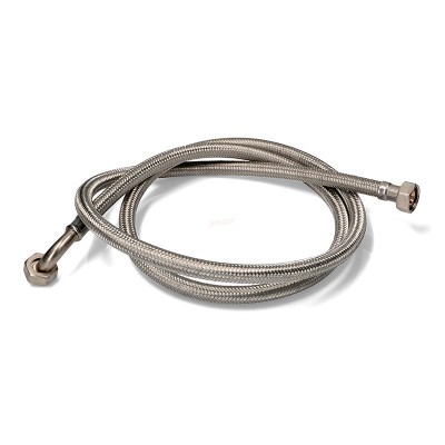 Σπιράλ Παροχής Πλυντηρίου Ρούχων INOX DN13 2000mm Γωνία