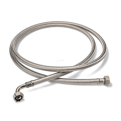 Σπιράλ Παροχής Πλυντηρίου Ρούχων INOX DN13 2500mm Γωνία