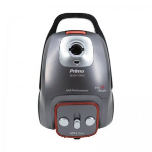 Ηλεκτρική Σκούπα Primo PRVC-40489 AAA Silent Force με Πέλμα Pet 700W 3.0lt Ανθρακί/ Κόκκινη Οικιακές Συσκευές