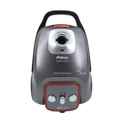 Ηλεκτρική Σκούπα Primo PRVC-40489 AAA Silent Force με Πέλμα Pet 700W 3.0lt Ανθρακί/ Κόκκινη