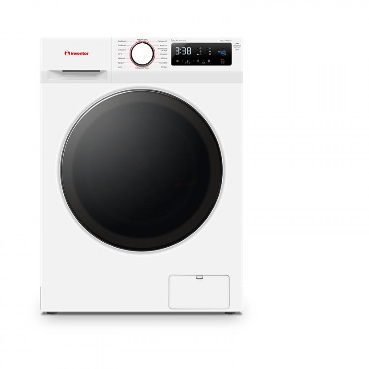 Πλυντήριο Ρούχων Inventor GX12014A 12kg Λευκό  Οικιακές Συσκευές