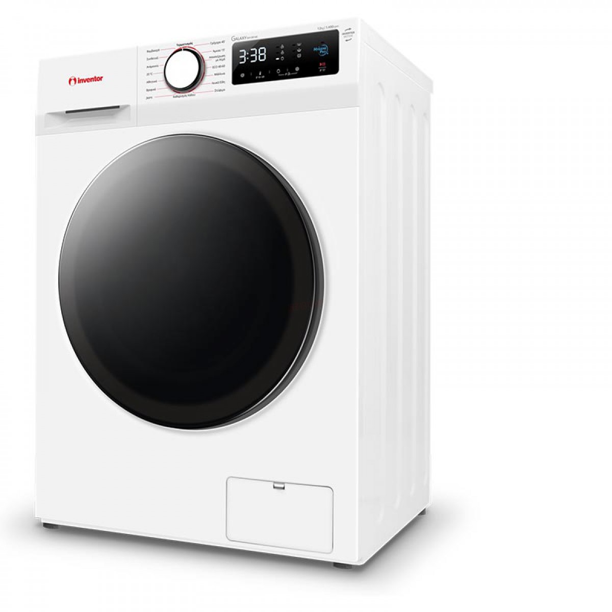 Πλυντήριο Ρούχων Inventor GX12014A 12kg Λευκό  Οικιακές Συσκευές