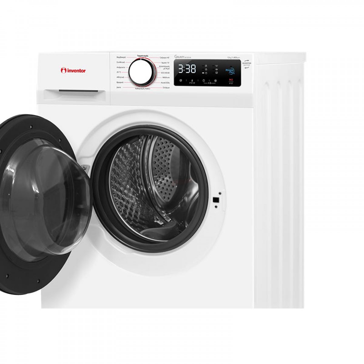 Πλυντήριο Ρούχων Inventor GX12014A 12kg Λευκό  Οικιακές Συσκευές
