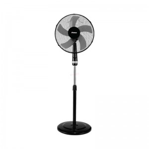 Ανεμιστήρας Ορθοστάτης 16'' 40cm PRSF-80448 Primo Μαύρος-Γκρι 5 Φτερά 50W Μικροσυσκευές