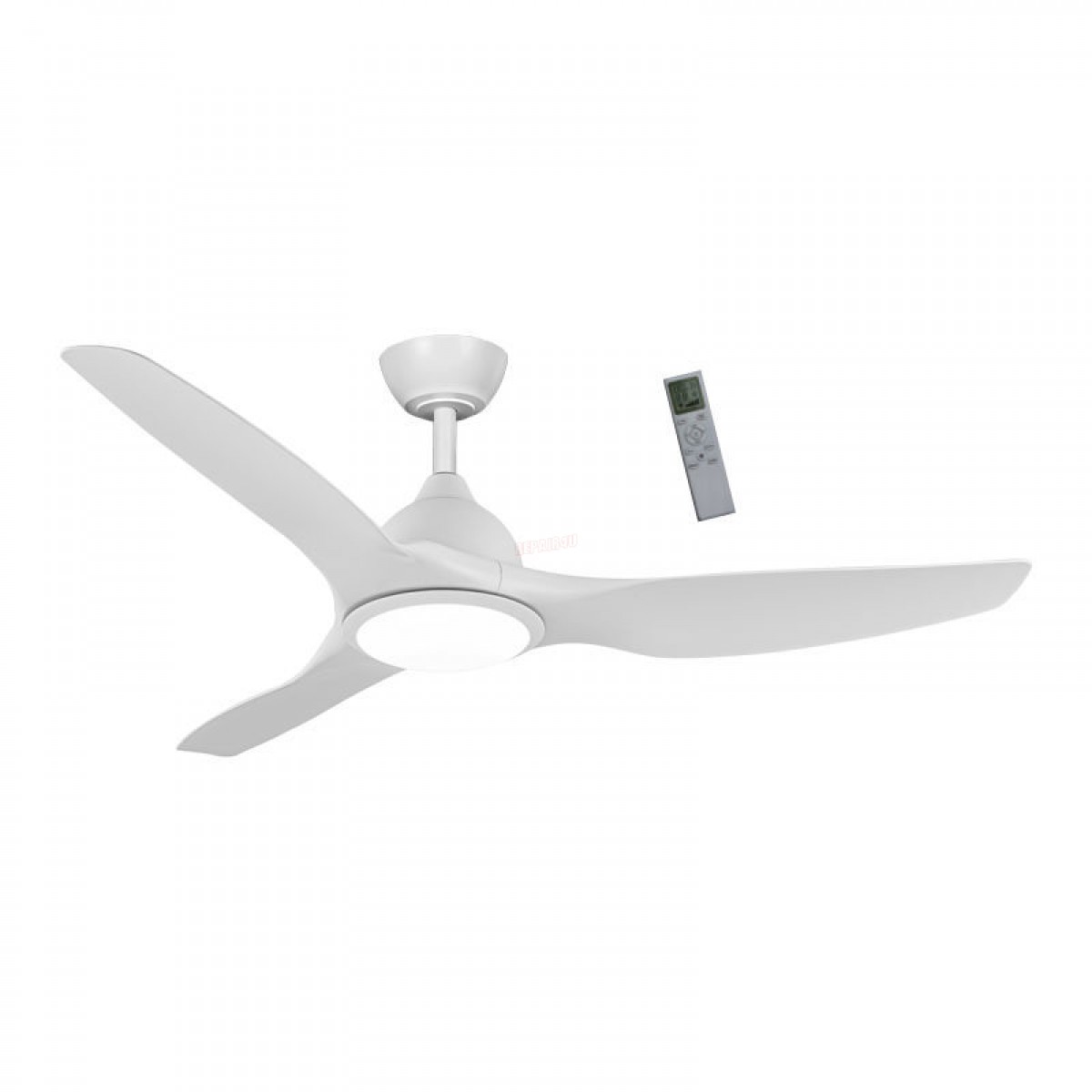 Ανεμιστήρας Οροφής PRCF-80723 Primo 52'' 132cm με Τηλεχειριστήριο 1 Φως LED Λευκός με 3 Φτερά Μικροσυσκευές