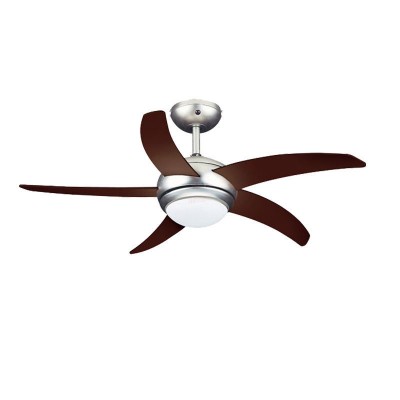 Ανεμιστήρας Οροφής PRCF-80424 Primo 44'' 110cm με Τηλεχειριστήριο 1 Φως 5 Φτερά Wenge - Καφέ 
