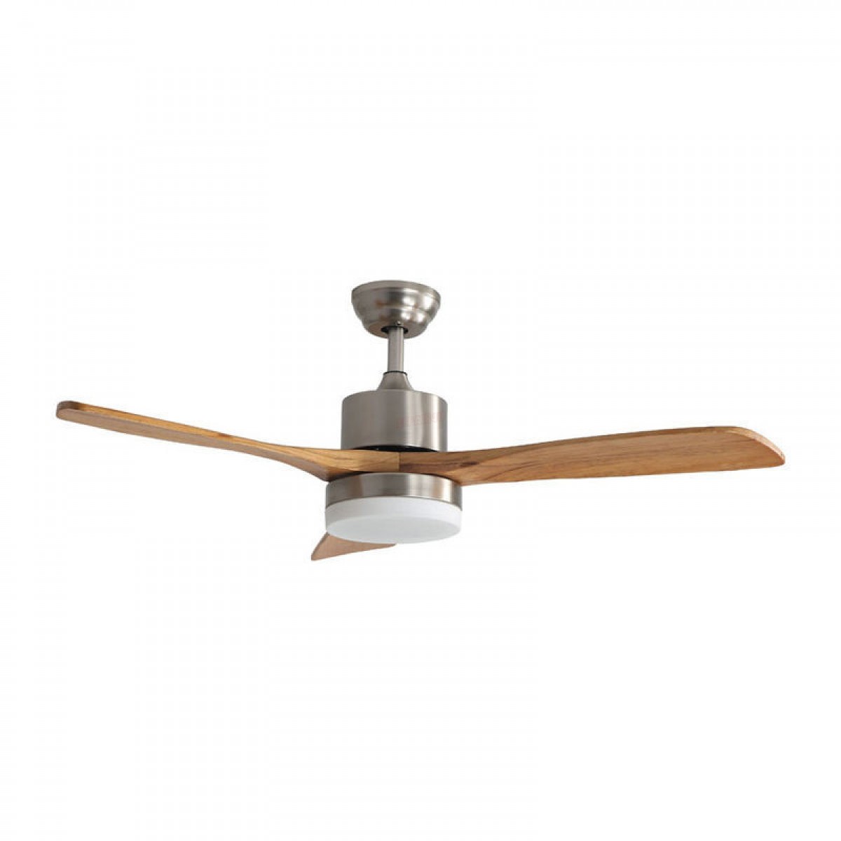 Ανεμιστήρας Οροφής PRCF-80442 Primo 52'' 132cm με Τηλεχειριστήριο 1 Φως LED 3 Φτερά Καφέ-Inox Μικροσυσκευές