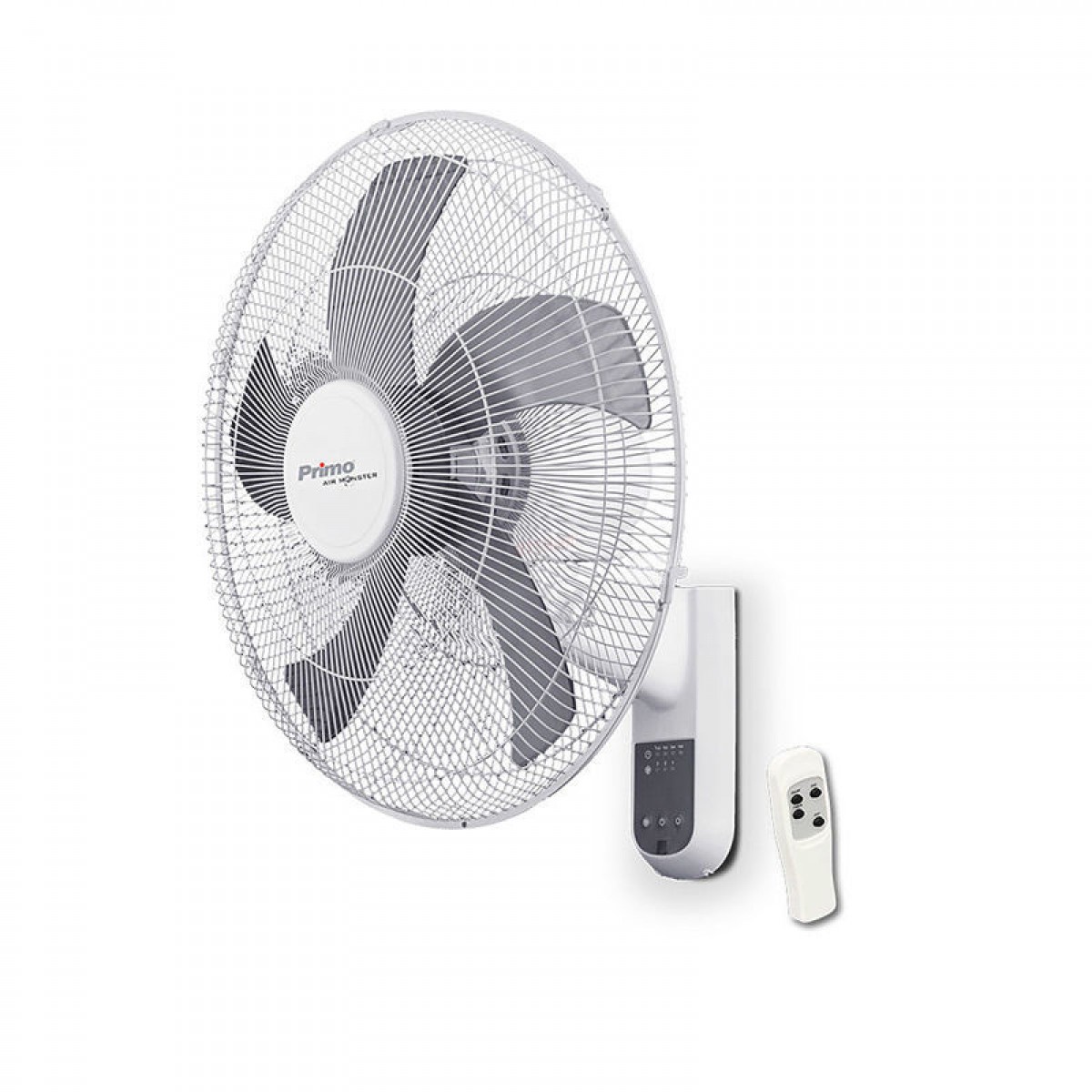 Ανεμιστήρας Τοίχου 15833R Primo 18'' 45cm με Τηλεχειριστήριο Λευκός Μικροσυσκευές