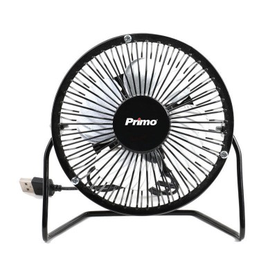 Ανεμιστήρας Mini PRMF-80427 Primo 6'' 15cm με USB Μαύρος