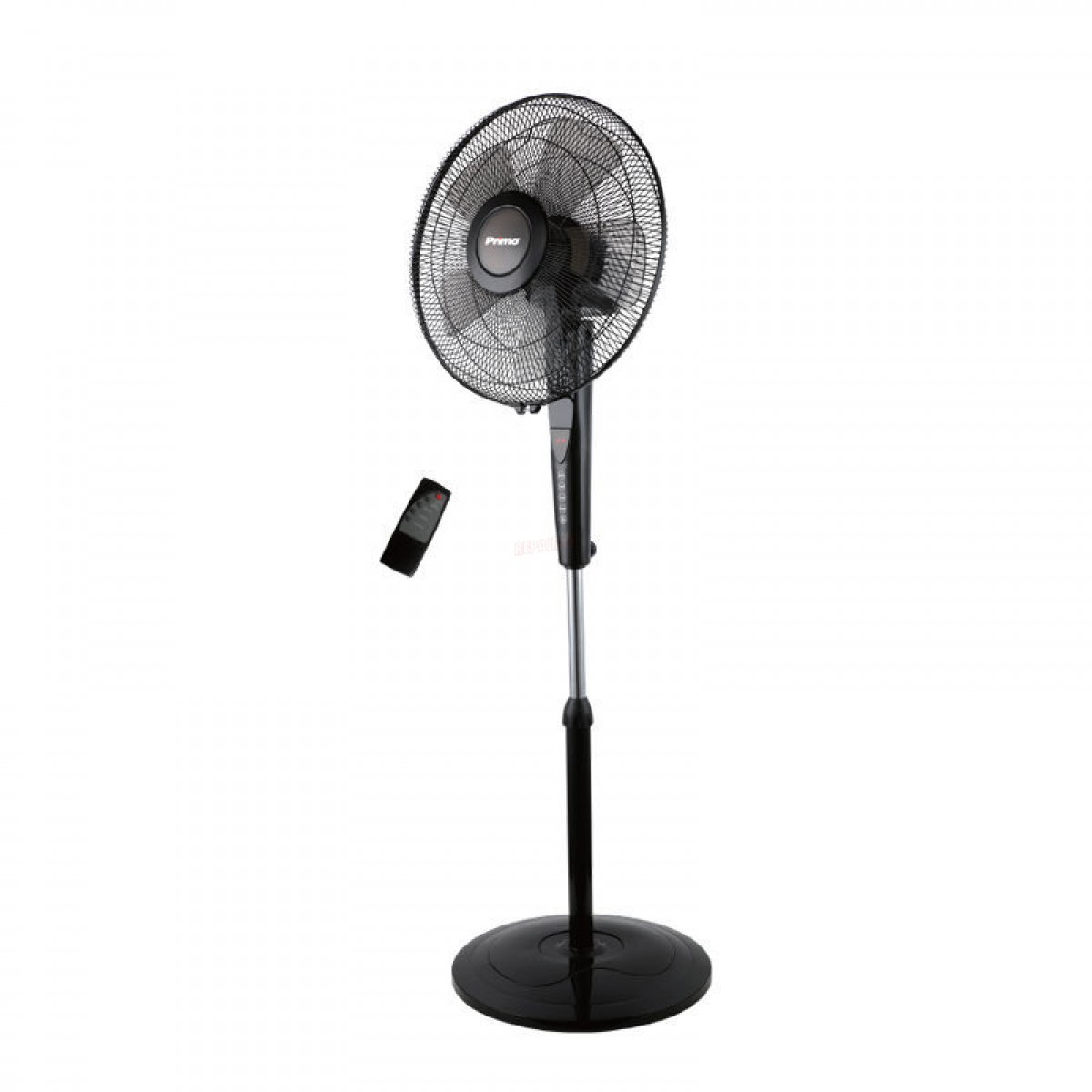 Ανεμιστήρας Ορθοστάτης 16'' 40cm PRSF-80505 Primo με Τηλεχειριστήριο 5 Φτερά Μαύρος Μικροσυσκευές