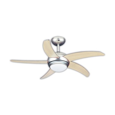 Ανεμιστήρας Οροφής PRCF-80283 Primo 44'' 110cm Με Τηλεχειριστήριο 1 Φως 5 Φτερά Οξιά