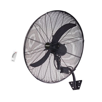 Ανεμιστήρας Τοίχου PRWF-80512 Primo 30'' 75cm Βιομηχανικός 240W με Τηλεχειριστήριο Μαύρος