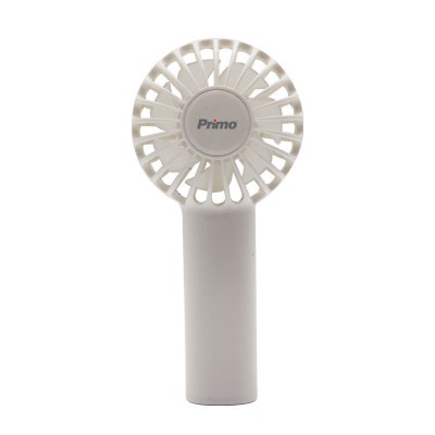 Ανεμιστήρας Mini Χειρός PRMF-80689 Primo 2.5'' 6cm με USB Επαναφορτιζόμενος Λευκός