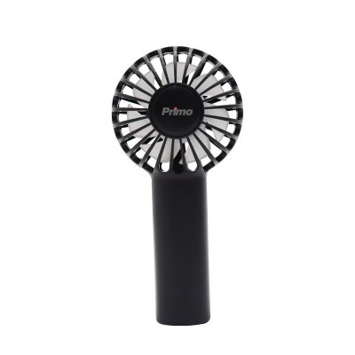 Ανεμιστήρας Mini Χειρός PRMF-80690 Primo 2.5'' 6cm με USB Επαναφορτιζόμενος Μαύρος 