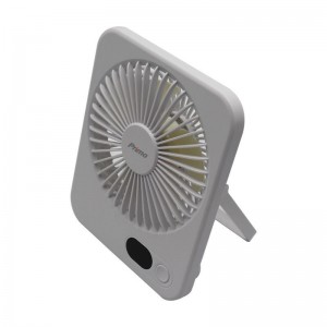 Ανεμιστήρας Mini PRMF-80692 Primo 5'' 12.5cm Επαναφoρτιζόμενος Λευκός Μικροσυσκευές