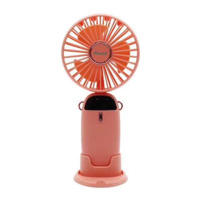 Ανεμιστήρας Mini Χειρός PRMF-80694 Primo 3.5'' 9cm με USB Επαναφορτιζόμενος Ροζ