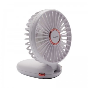 Ανεμιστήρας Mini Χειρός PRMF-80695 Primo 3.5'' 9cm με USB Επαναφορτιζόμενος Λευκός  Μικροσυσκευές