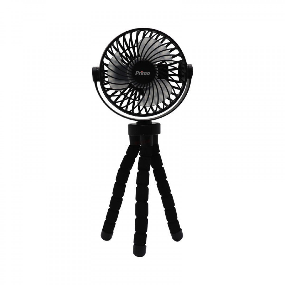 Ανεμιστήρας Mini Flexible PRMF-80691 Primo 4'' 10cm Μαύρος Επαναφορτιζόμενος Μικροσυσκευές