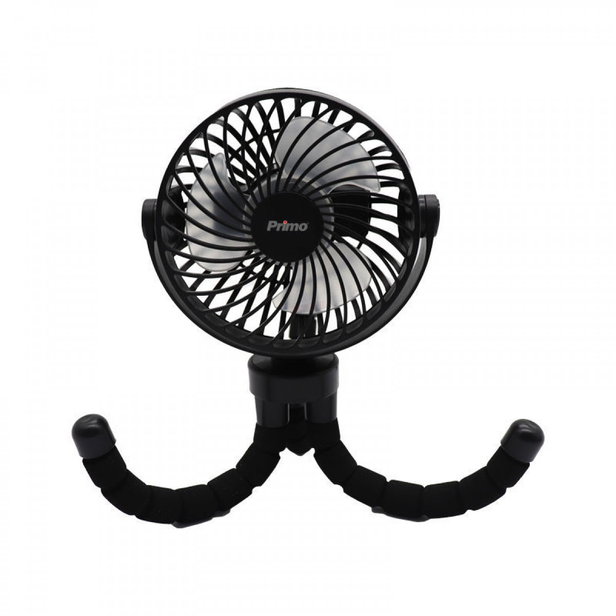 Ανεμιστήρας Mini Flexible PRMF-80691 Primo 4'' 10cm Μαύρος Επαναφορτιζόμενος Μικροσυσκευές