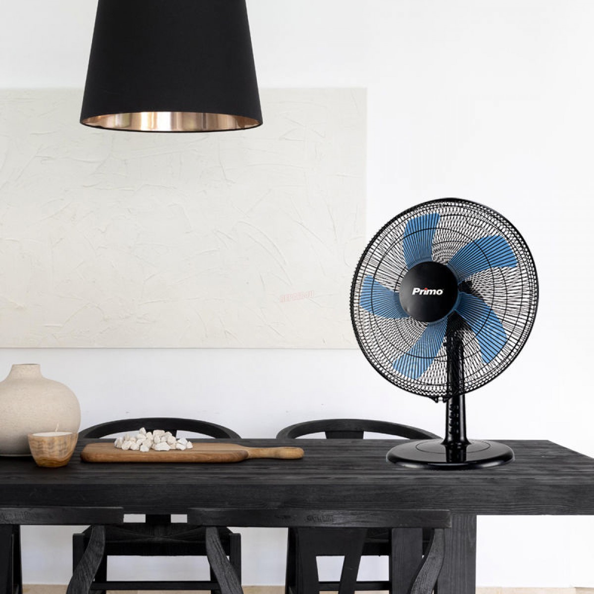 Ανεμιστήρας Επιτραπέζιος PRTF-80444 Primo 16'' 40cm Μαύρος - Μπλε Μικροσυσκευές
