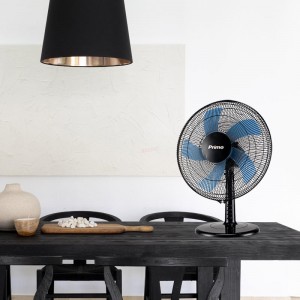 Ανεμιστήρας Επιτραπέζιος PRTF-80444 Primo 16'' 40cm Μαύρος - Μπλε Μικροσυσκευές