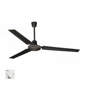 Ανεμιστήρας Οροφής FLC-1400 Primo 56'' 140cm Βιομηχανικός 3 Φτερά Μαύρος Μικροσυσκευές