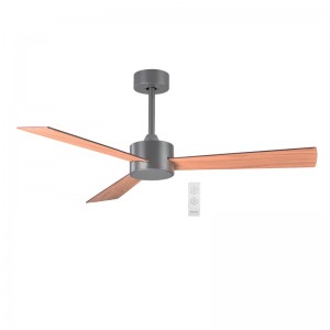 Ανεμιστήρας Οροφής PRCF-80619 Primo 52'' 132cm με Τηλεχειριστήριο 3 Φτερά Γκρι-Καφέ Μικροσυσκευές