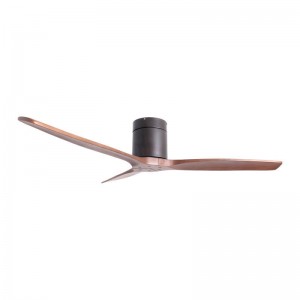 Ανεμιστήρας Οροφής PRCF-80665 Primo 52'' 132cm DC με Τηλεχειριστήριο 3 Καφέ Φτερά Μαύρος  Μικροσυσκευές