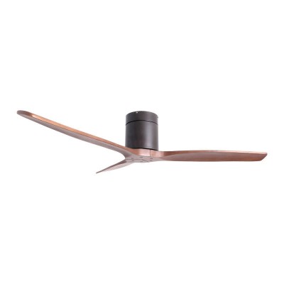 Ανεμιστήρας Οροφής PRCF-80665 Primo 52'' 132cm DC με Τηλεχειριστήριο 3 Καφέ Φτερά Μαύρος 