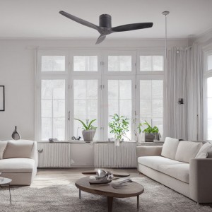 Ανεμιστήρας Οροφής PRCF-80666 Primo 52'' 132cm DC με Τηλεχειριστήριο 3 Φτερά Μαύρος  Μικροσυσκευές