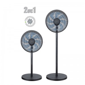 Ανεμιστήρας Ορθοστάτης PRSF-80605 Primo 16'' 40cm Μαύρος  2 σε 1  Μικροσυσκευές