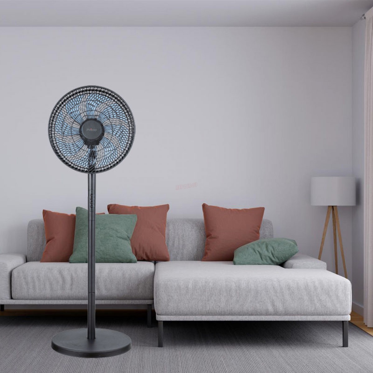 Ανεμιστήρας Ορθοστάτης PRSF-80605 Primo 16'' 40cm Μαύρος  2 σε 1  Μικροσυσκευές