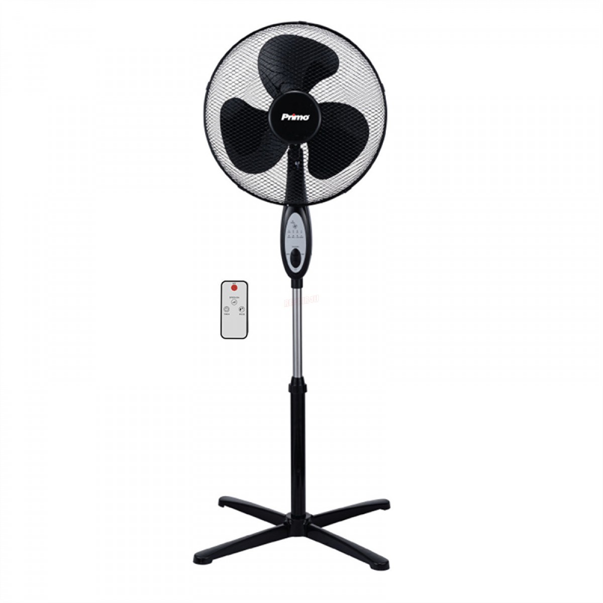 Ανεμιστήρας Ορθοστάτης PRSF-80624 Primo 16'' 40cm με Τηλεχειριστήριο Μαύρος  Μικροσυσκευές