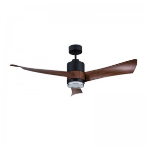 Ανεμιστήρας Οροφής PRCF-80663 Primo 54'' 137cm DC με Τηλεχειριστήριο 1 Φως LED Μαύρος με 3 Καφέ Φτερά  Μικροσυσκευές