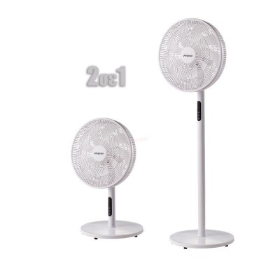 Ανεμιστήρας Ορθοστάτης PRSF-80645 Primo 16'' 40cm με Τηλεχειριστήριο 9 Φτερά Λευκός 2 σε 1