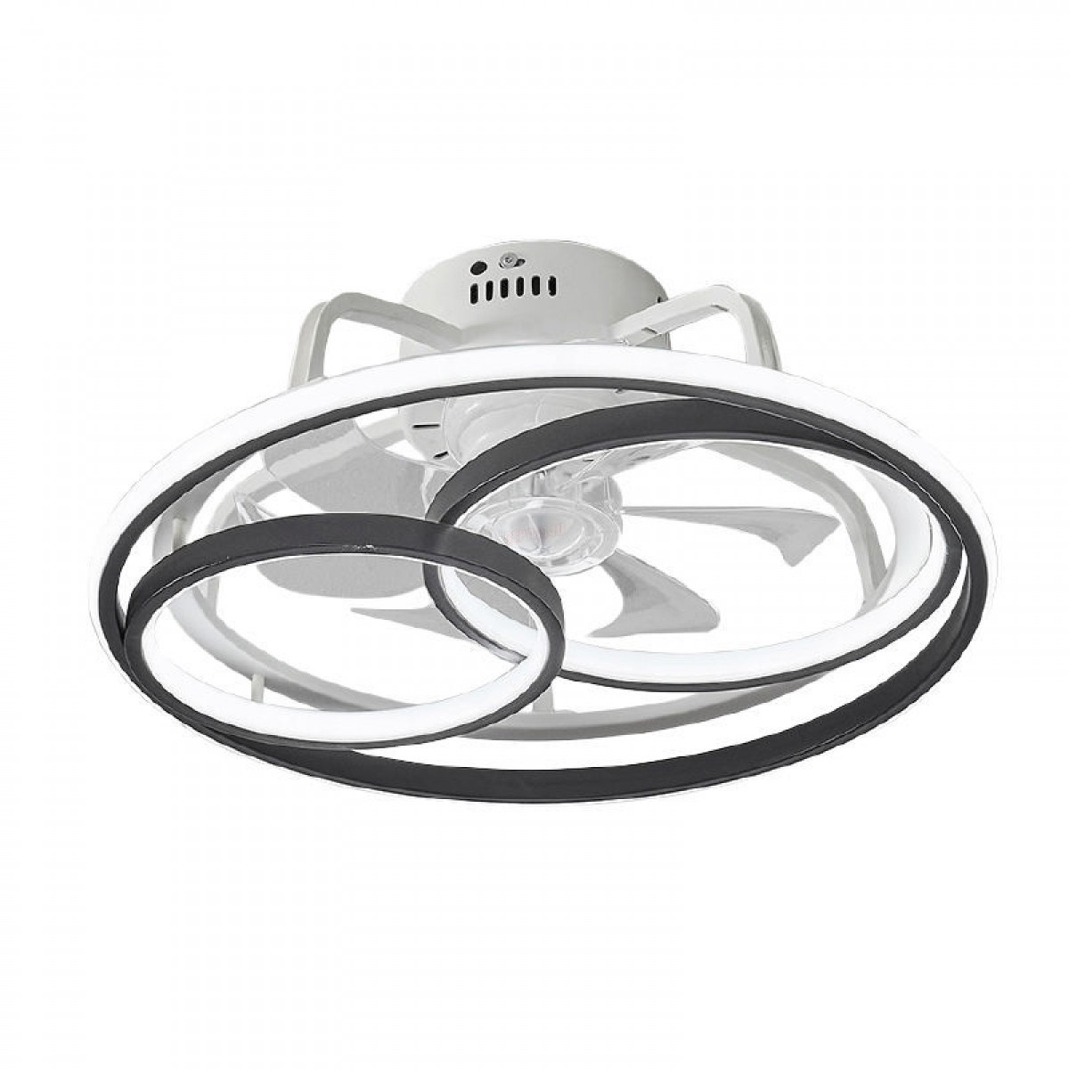 Ανεμιστήρας Οροφής PRCF-80676 Primo 20'' 50cm DC με Τηλεχειριστήριο 2 Φώτα LED Λευκός - Μαύρος  Μικροσυσκευές