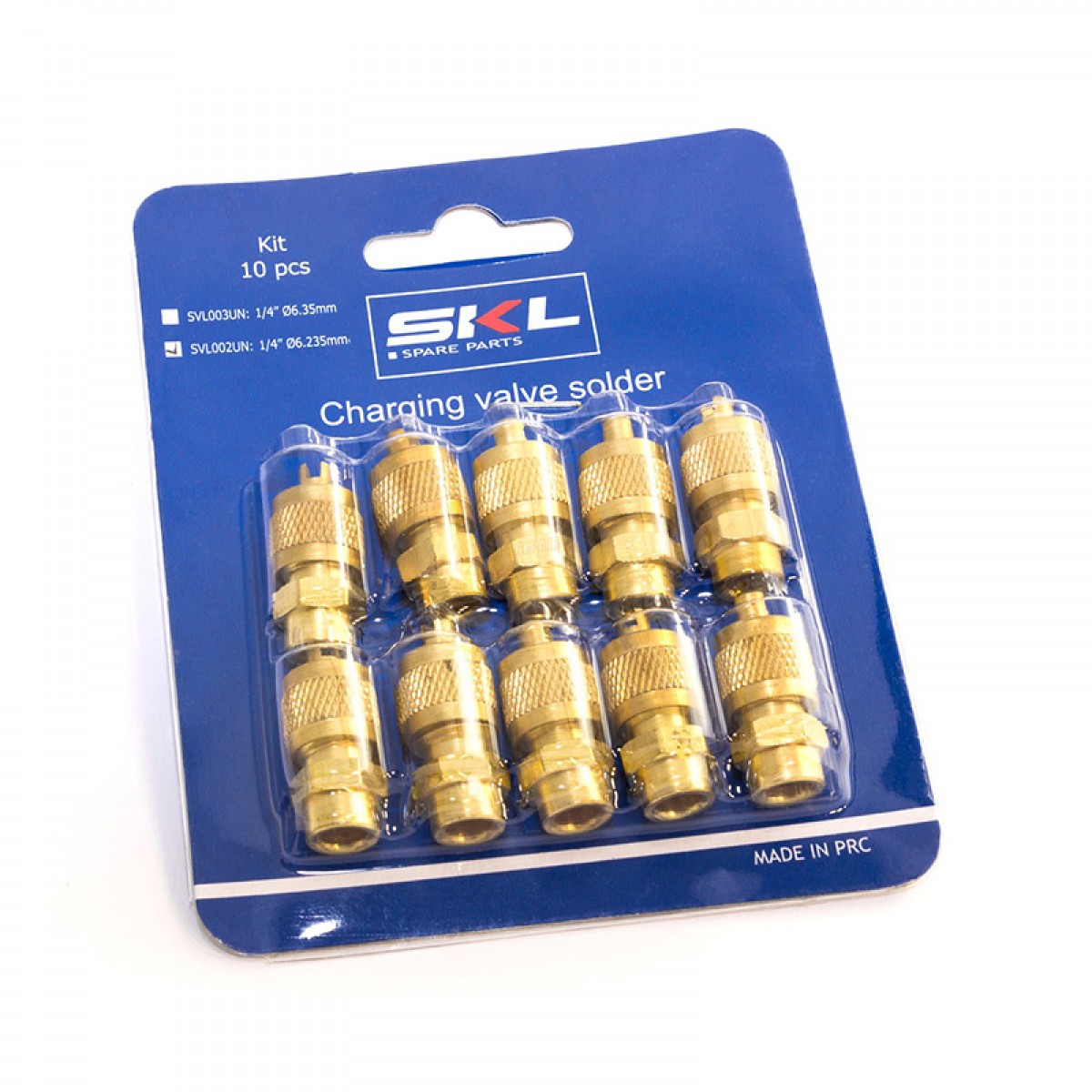 Βαλβίδα Πλήρωσης Ψυγείου 1/4 Ø6,25mm Σετ 10 Τεμάχια  