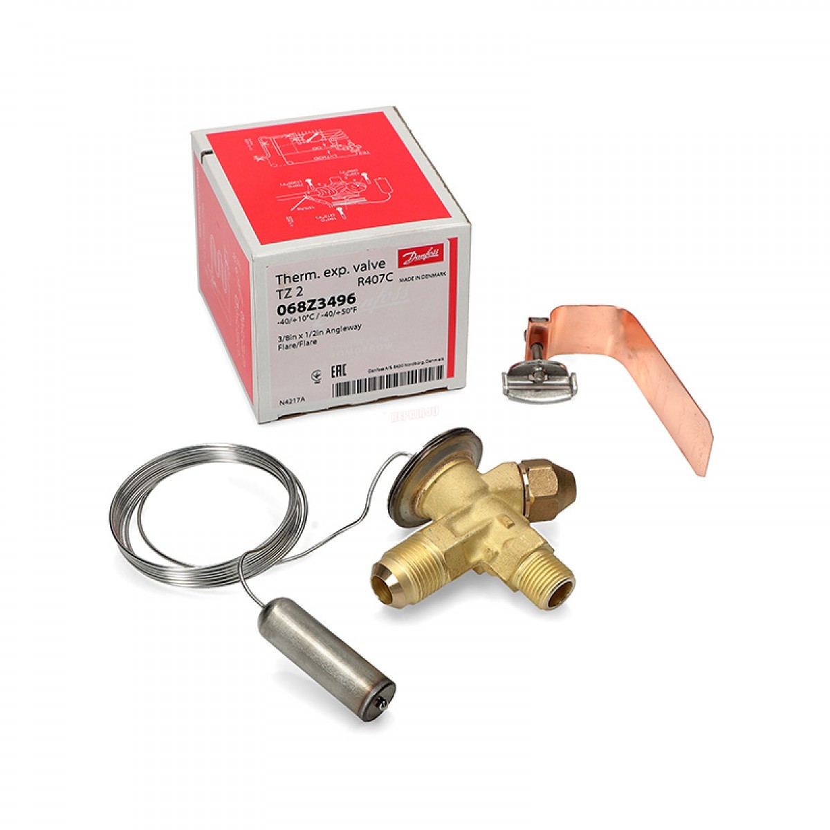 Βαλβίδα Βιδωτή TZ2 R407C FLARE 068Z3496 DANFOSS 